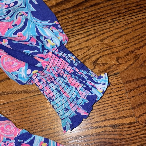 Lilly Pulitzer Rosie Stretch Dress Corsica Blue Toucan Party size 10 NWT - Picture 8 of 9